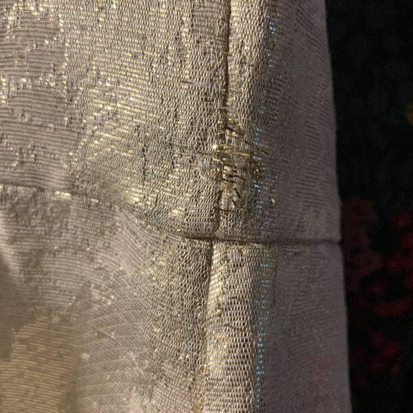 Tory Burch Metallic Brocade One Shoulder Dress - Picture 4 of 4